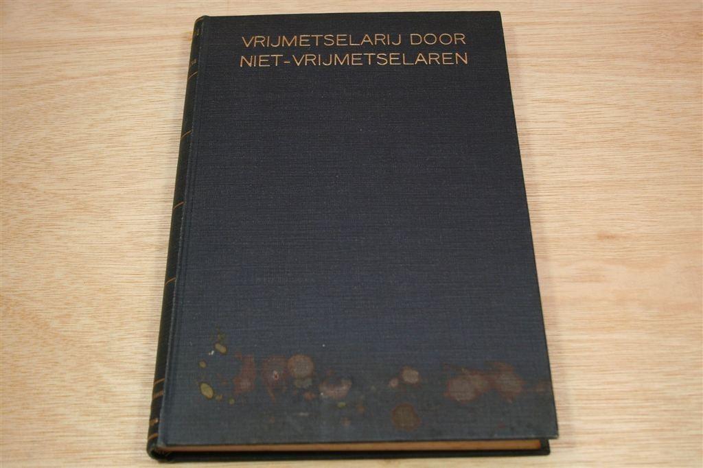 Beschouwingen Vrijmetselarij 1931 — J. Lindeboom e.a., Boeken, Ophalen of Verzenden, Gelezen, Overige onderwerpen, Achtergrond en Informatie