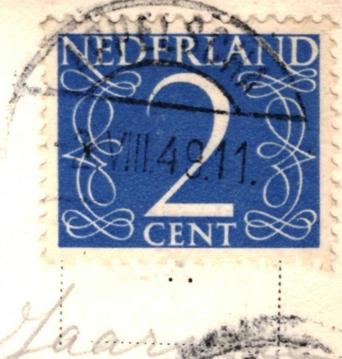 44101	Appelscha	Natuurbad	Zwembad	1949 Friesland	 Gelopen, Verzamelen, Ophalen of Verzenden, 1940 tot 1960, Gelopen, Friesland