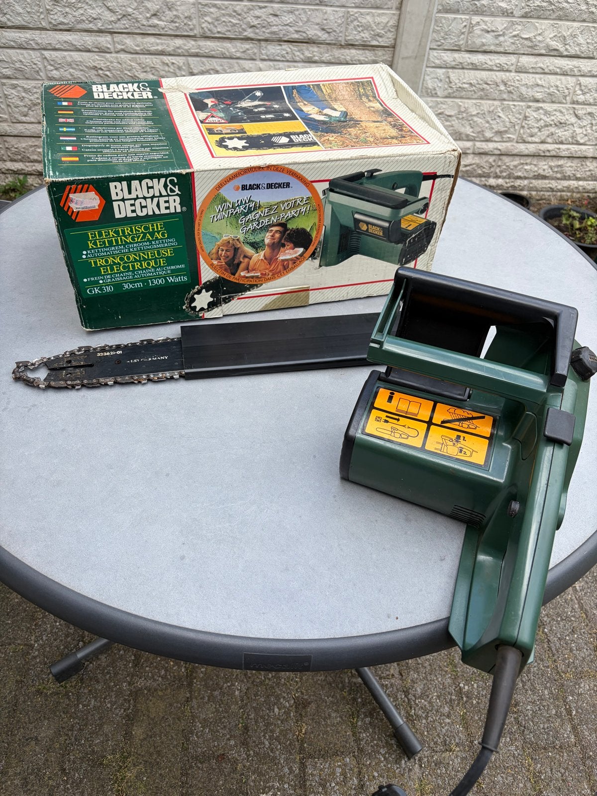 Black & Decker Elektrische Kettingzaag GK310, Gebruikt, Kettingzaag, Ophalen of Verzenden, 30 tot 70 mm