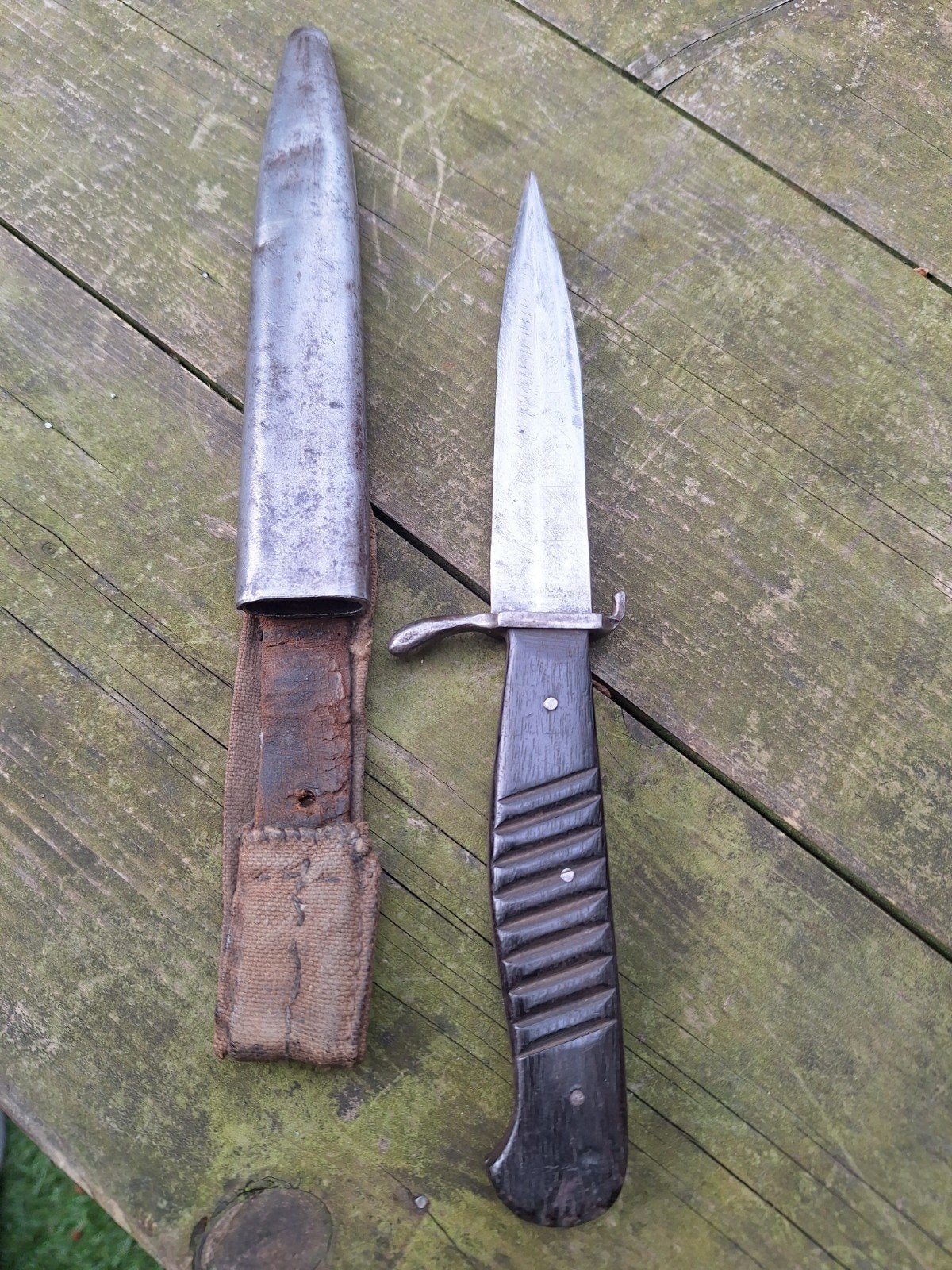 duits ern gevechtsmes wo1 ww1, Verzamelen, Militaria | Algemeen, Ophalen of Verzenden, Landmacht, Duitsland, Mes of Dolk