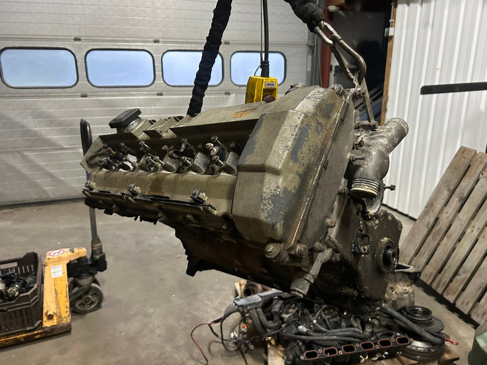 BMW E36 325i M50B25 Non Vanos Motor., Ophalen, Gebruikt, BMW