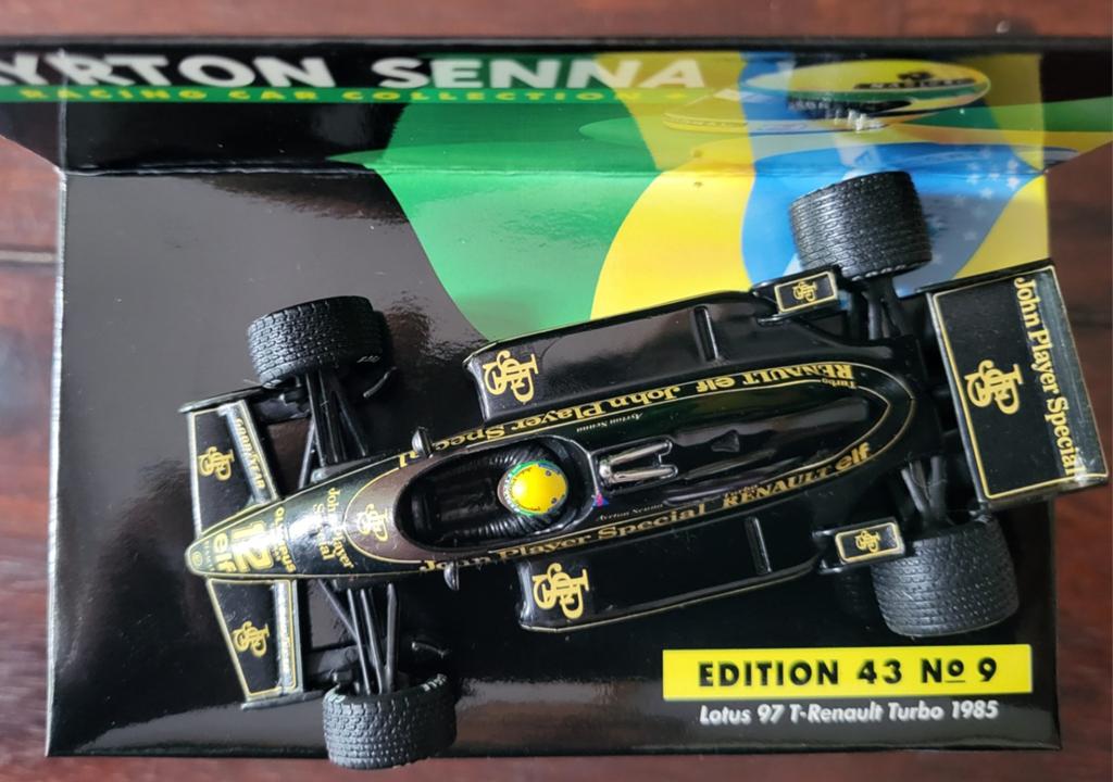 Ayrton Senna Lotus 97T Renault Turbo 1985 Modelauto, Ophalen of Verzenden, Zo goed als nieuw, Auto, Overige merken