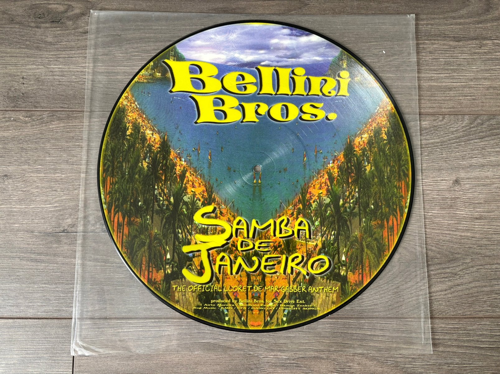 Bellini Bros - Samba de Janeiro / picture disc, Ophalen of Verzenden, Gebruikt, 12 inch, Hardcore