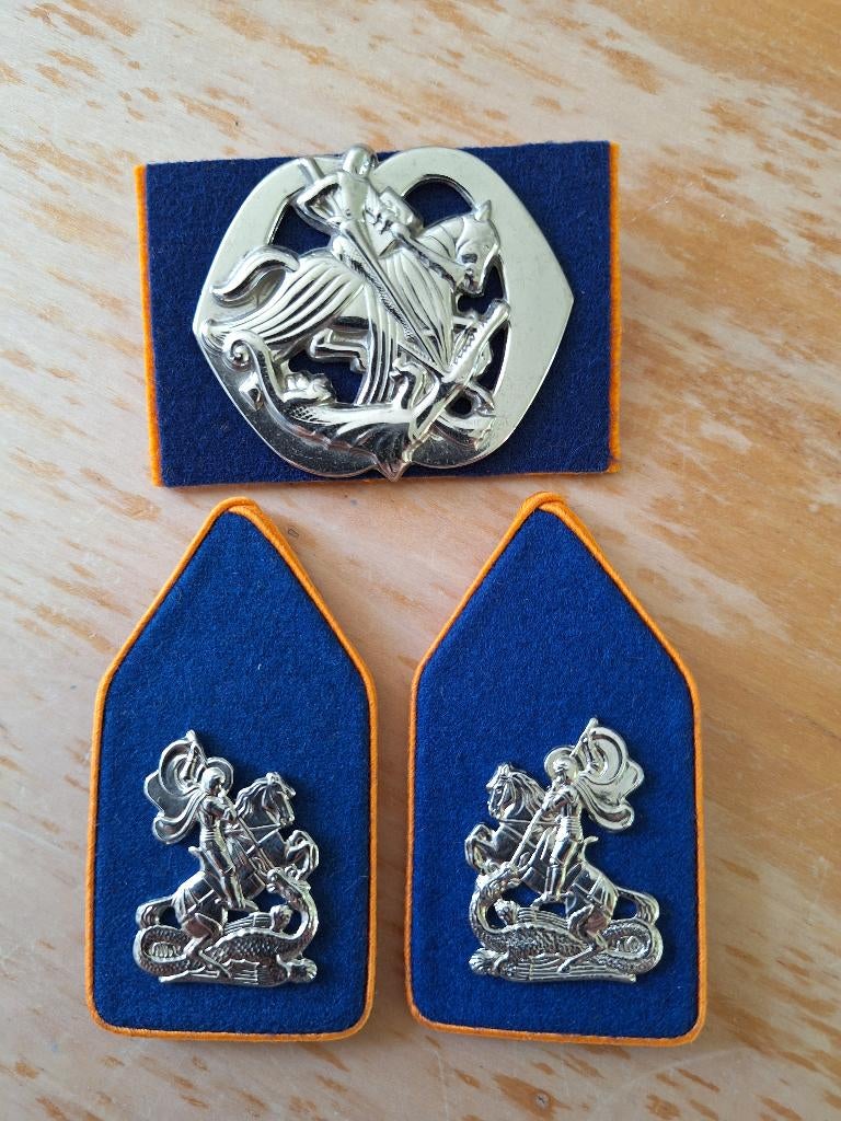 Set emblemen Prins van Oranje, Ophalen of Verzenden, Landmacht, Nederland, Embleem of Badge