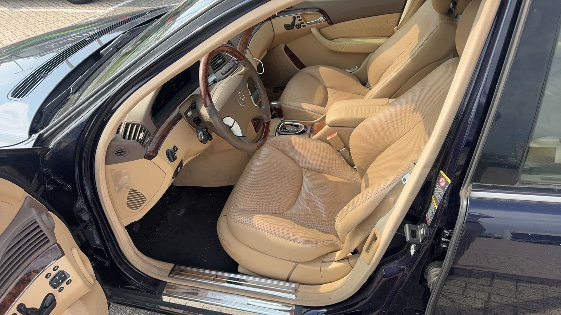 Mercedes-Benz S-klasse 500 Lang 306pk 1e eigenaar Full Optio, Auto's, Automaat, Achterwielaandrijving, Gebruikt, Blauw
