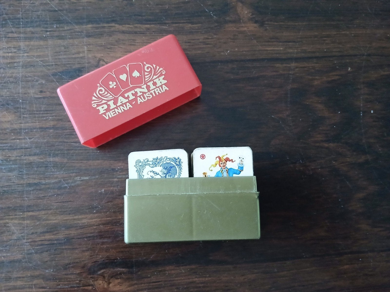 Piatnik vintage kaartenset, Verzamelen, Ophalen of Verzenden