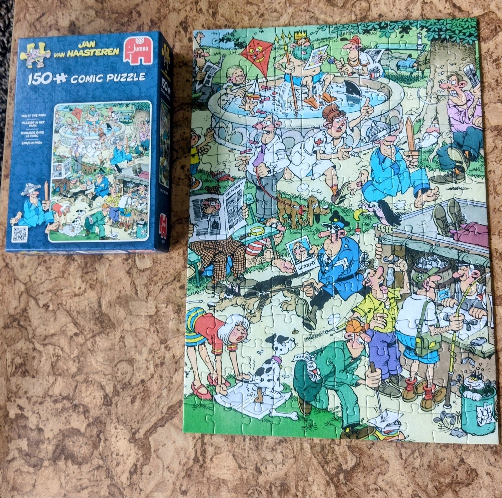 Jan van Haasteren Puzzel 150 stukjes, Ophalen of Verzenden, Minder dan 500 stukjes, Gebruikt, Legpuzzel