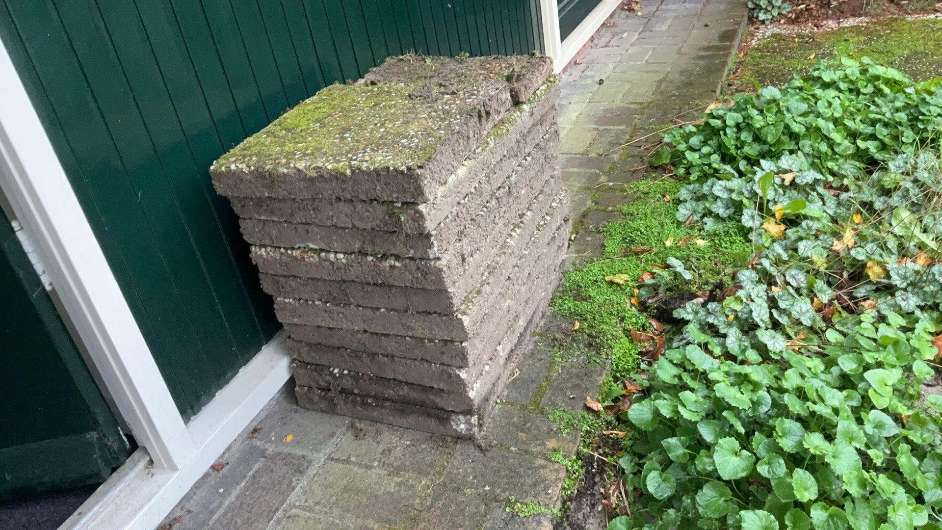 Grindtegels | 60x40 cm | Gratis | 10 stuks, Tuin en Terras, Ophalen, Gebruikt, Minder dan 5 m², Grind