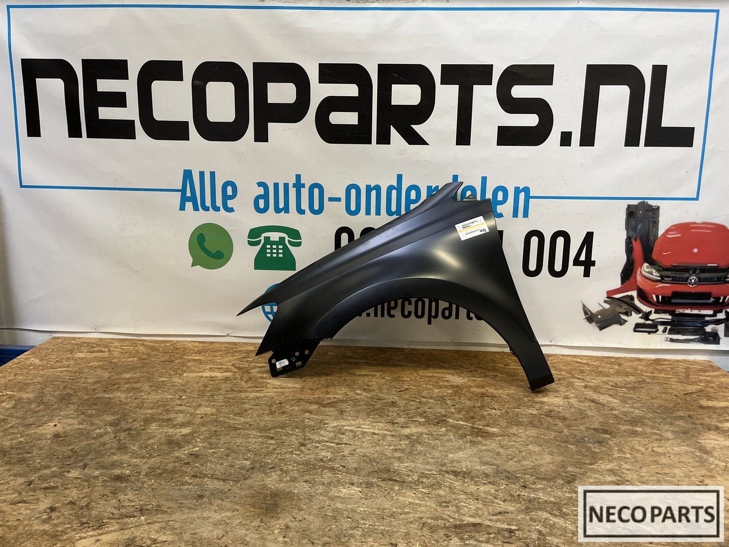 VOLKSWAGEN POLO 6R 6C 6R0821105H ZIJSCHERM SPATBORD ORGINEEL, Gebruikt, -, Volkswagen, -