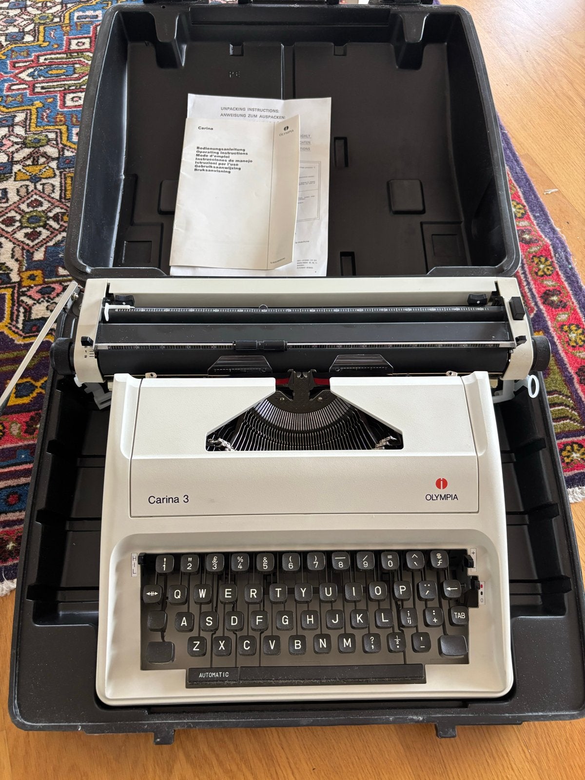 Typemachine in koffer, Diversen, Ophalen, Zo goed als nieuw