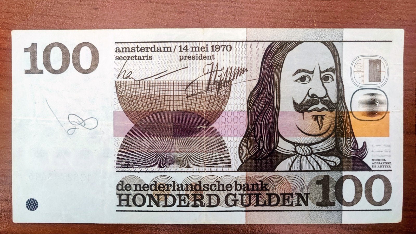 100 Gulden biljet 1970. (als nieuw), Postzegels en Munten, Bankbiljetten | Nederland, Ophalen of Verzenden, 100 gulden, Los biljet