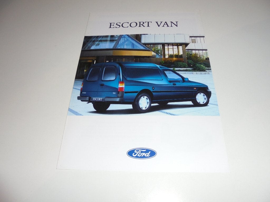 brochure Ford Escort Van  1996, Ophalen of Verzenden, Nieuw, Ford