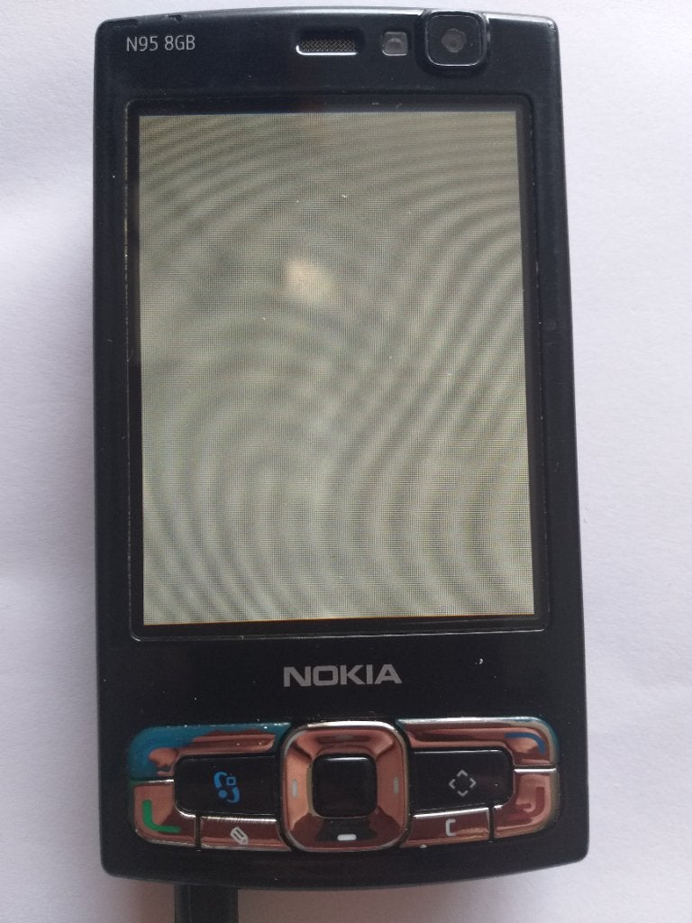 Nokia N95-2 8gb smartphone, Gebruikt, Schuifmodel, Zwart, Fysiek toetsenbord