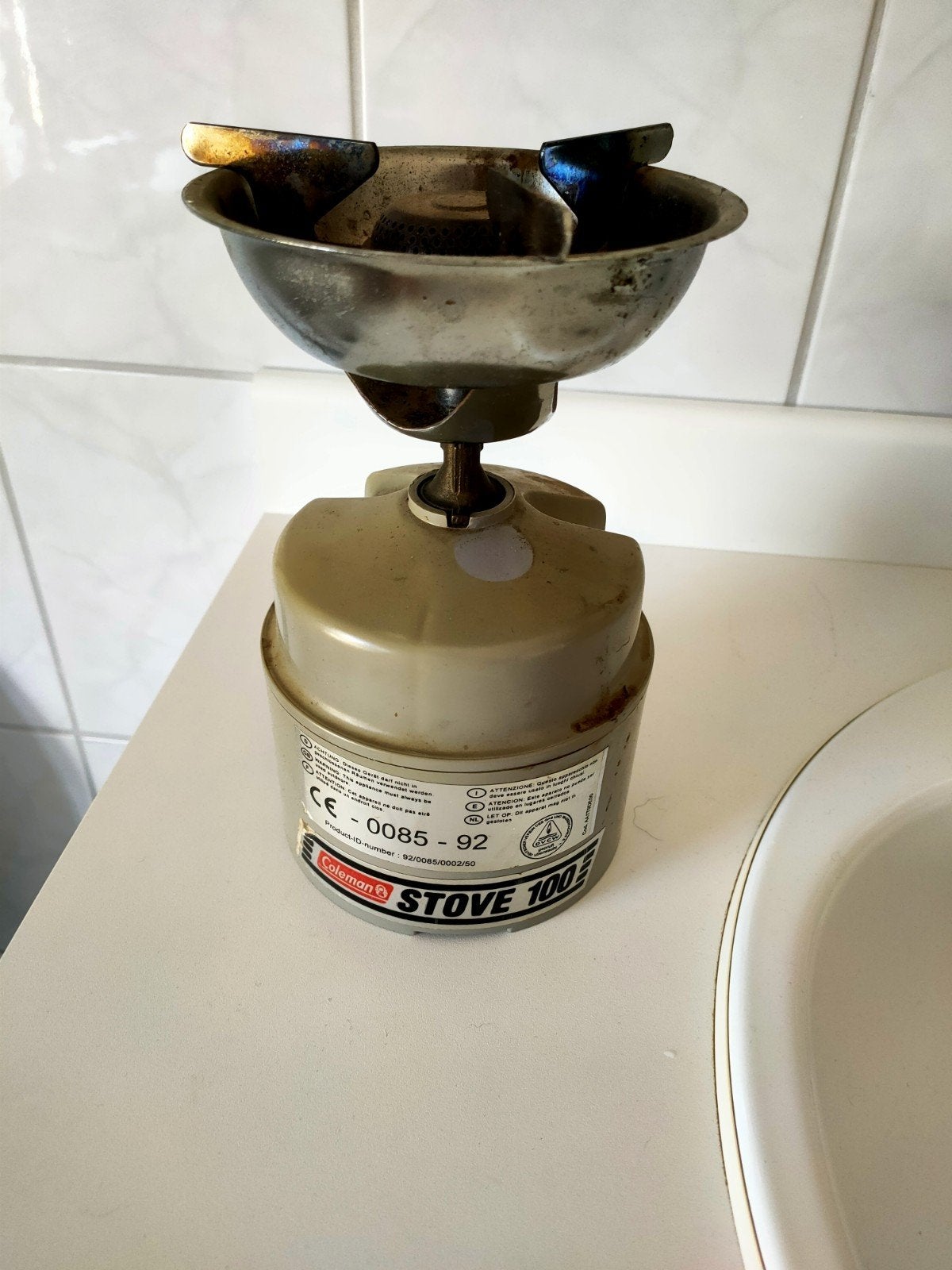 Coleman stove 100  gasbrander  camping kooktoestel, Ophalen of Verzenden