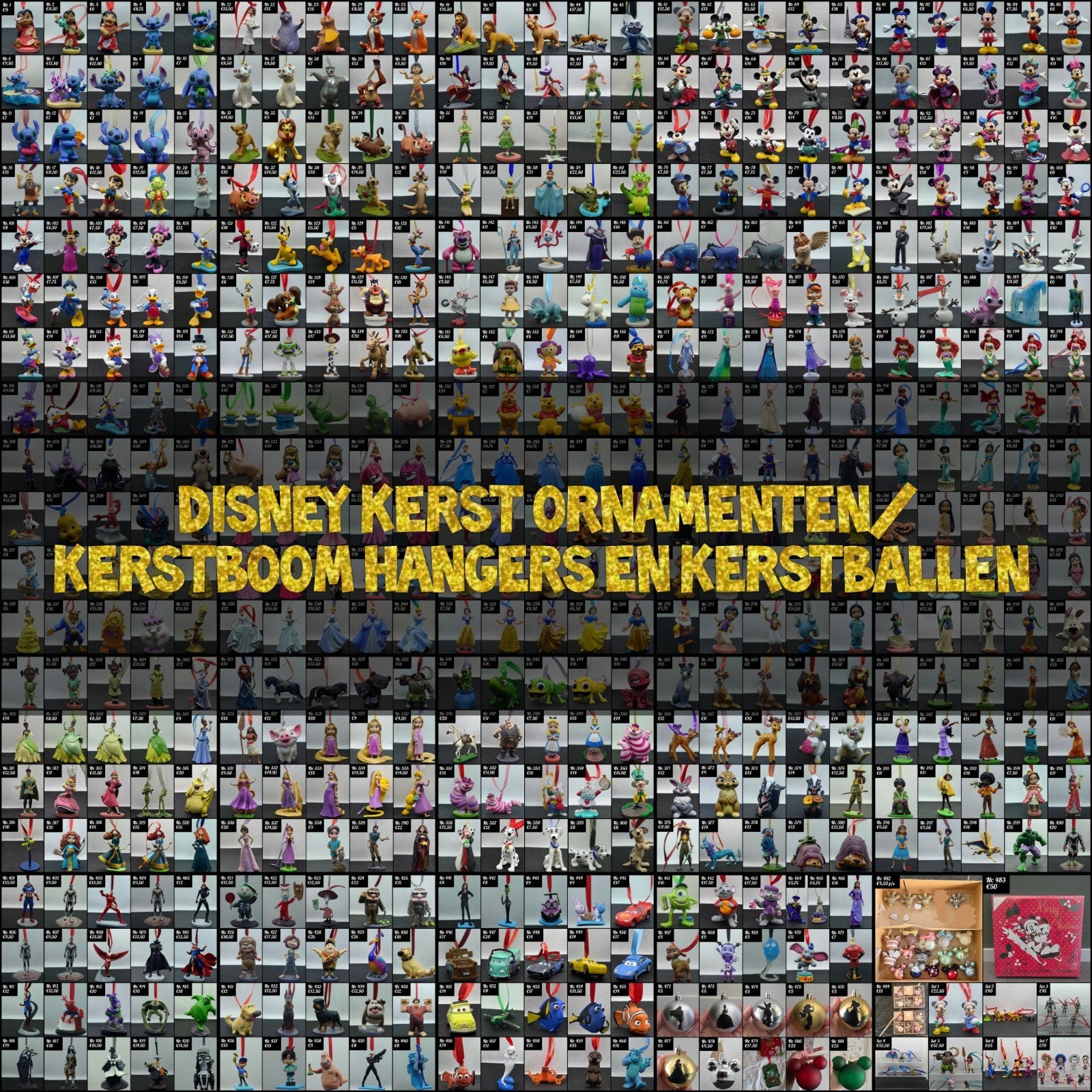 Disney Pixar Marvel kerst ornamenten ornament kerstbal, Ophalen of Verzenden