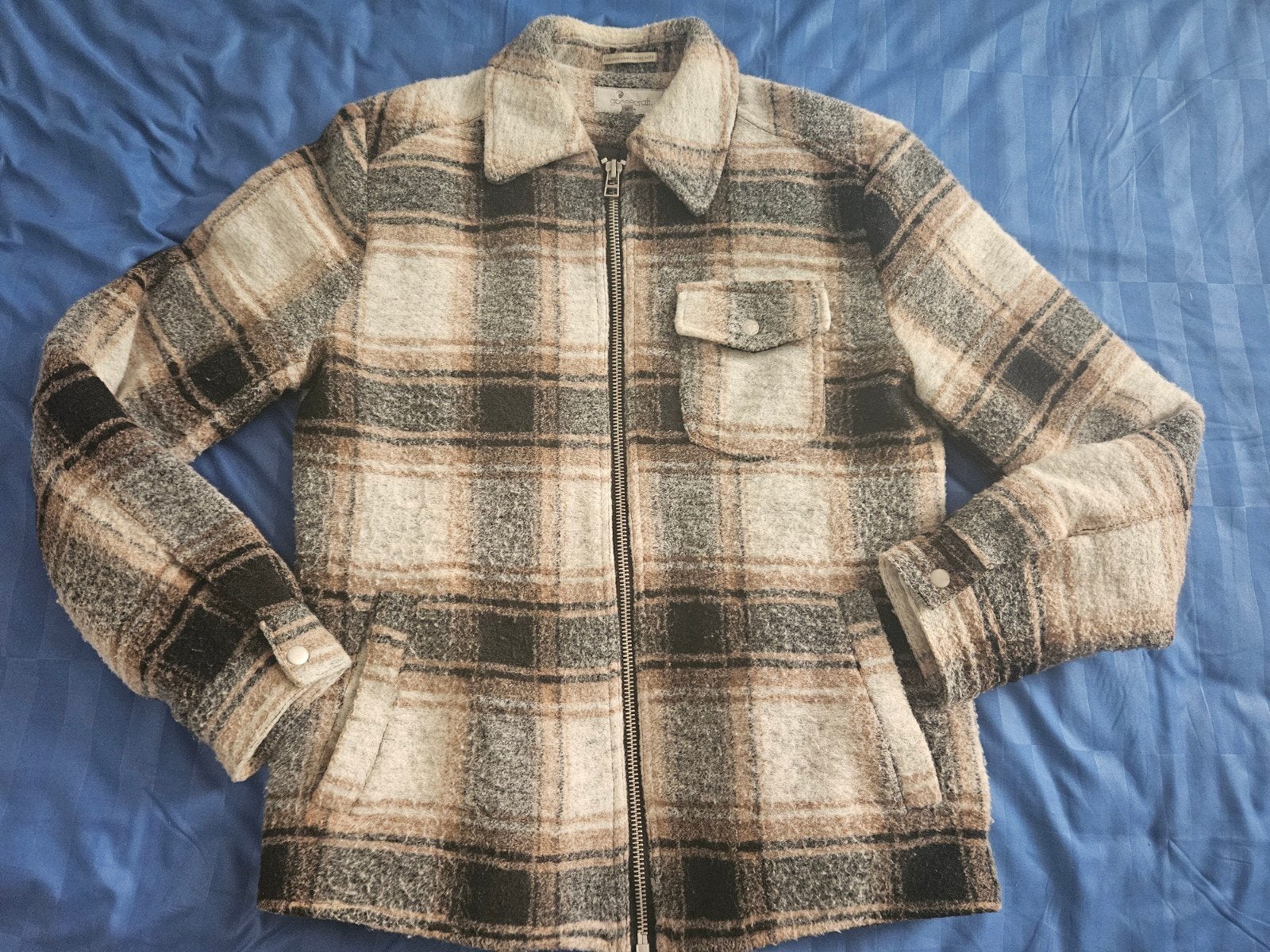 heren jas M, Kleding | Heren, Jassen | Zomer, Ophalen of Verzenden, Gedragen, Meerkleurig