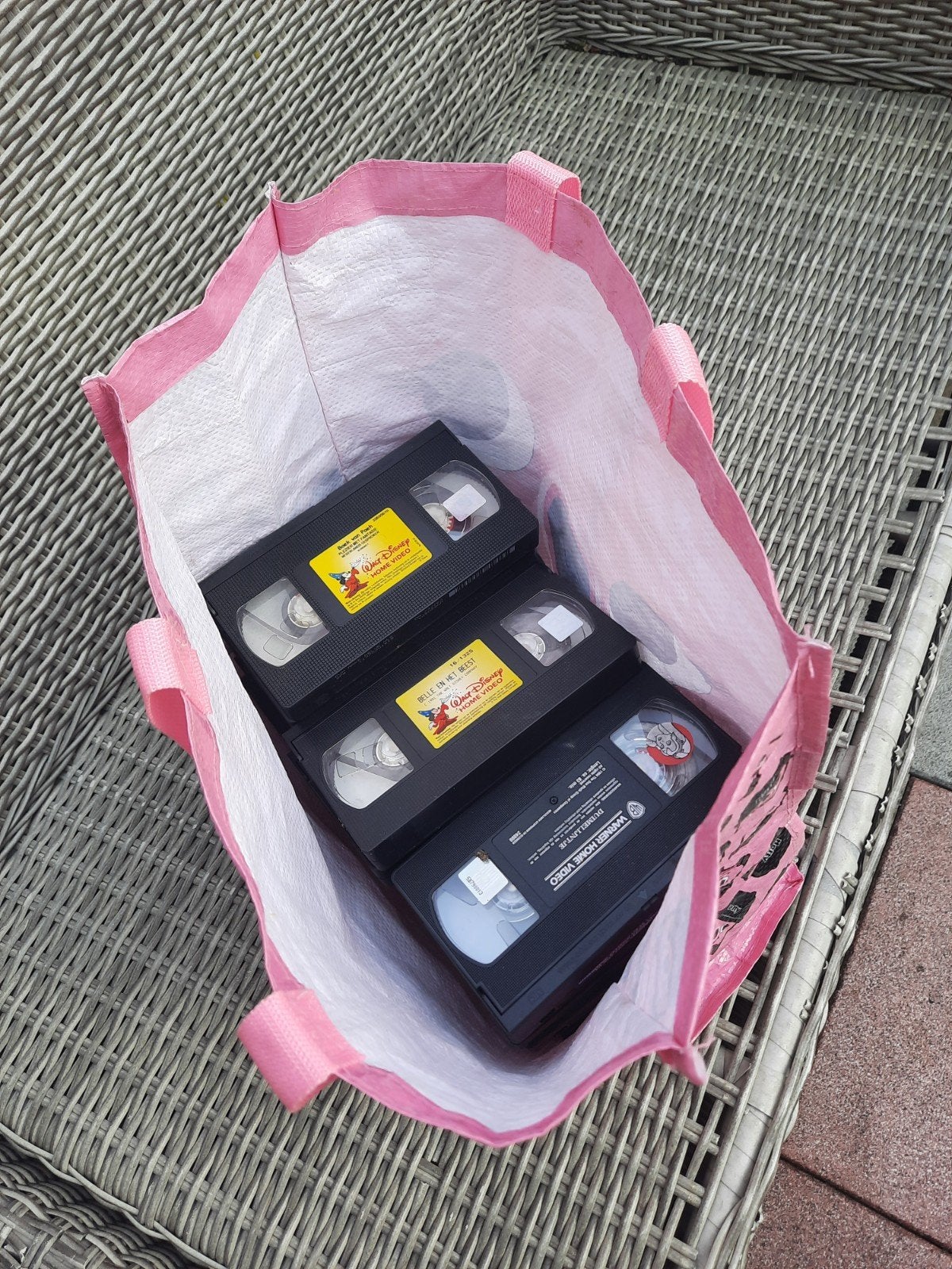 GRATIS:halve tas vol met videobanden, Alle leeftijden, Ophalen, Gebruikt, Overige typen