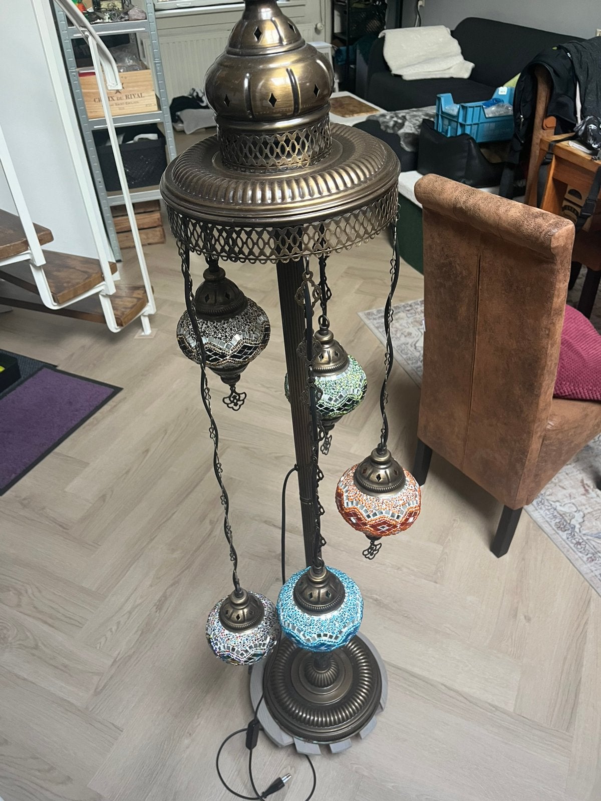 Prachtige oosterse lamp, Ophalen, Zo goed als nieuw, 100 tot 150 cm