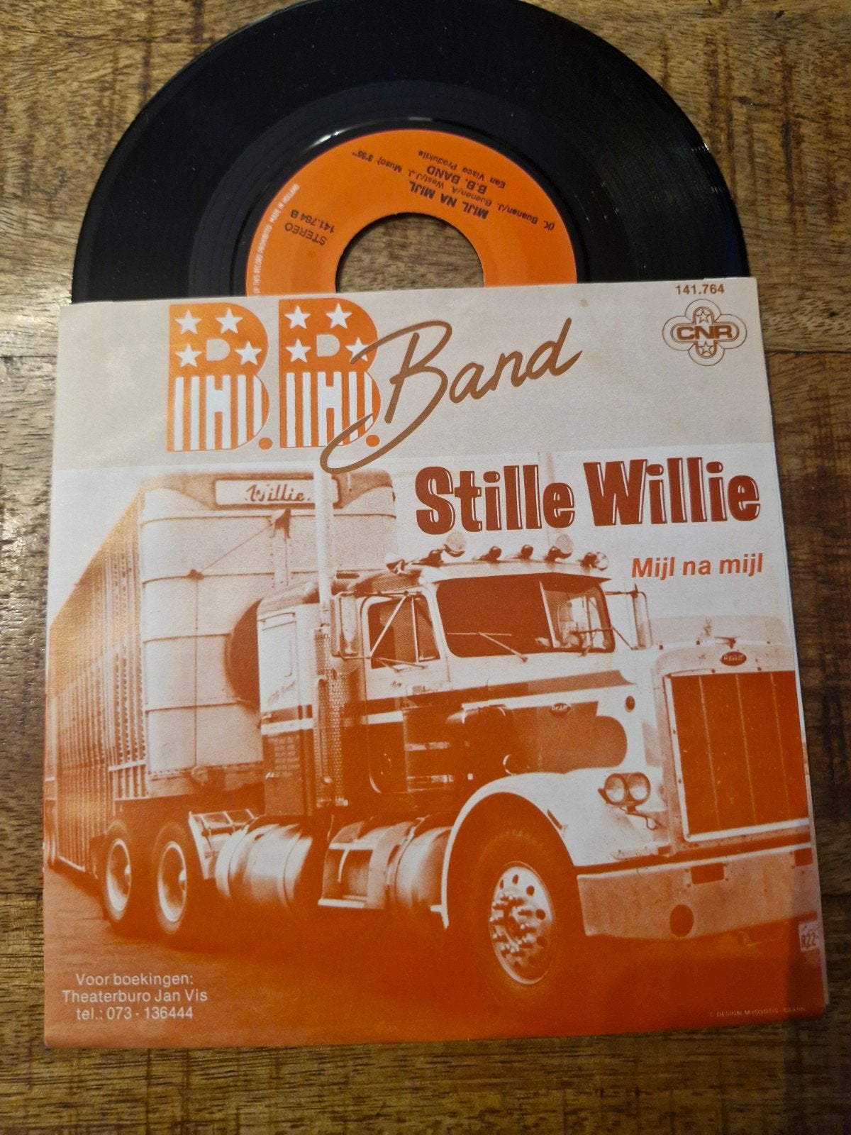 B.B. Band - Stille Willie / Mijl Na Mijl (Vinyl Single), Gebruikt, 7 inch, Ophalen of Verzenden, Pop