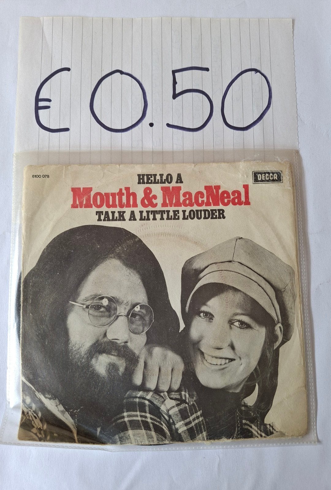 Mouth & MacNeal, Ophalen of Verzenden, Gebruikt, 7 inch, Pop