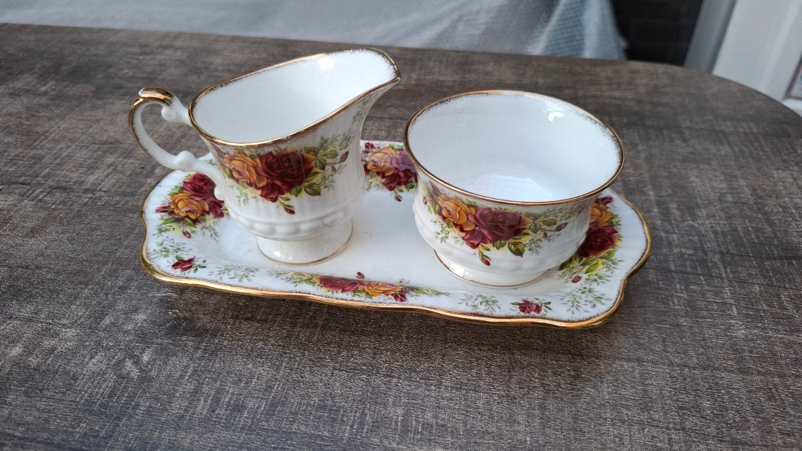 porseleinen chinese kopjes en suiker/ melk set, Antiek en Kunst, Ophalen
