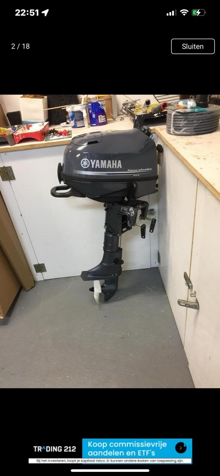 Mooie Yamaha rubberboot met buitenboordmotor (6pk), Ophalen, Gebruikt, Yamaha, Hout
