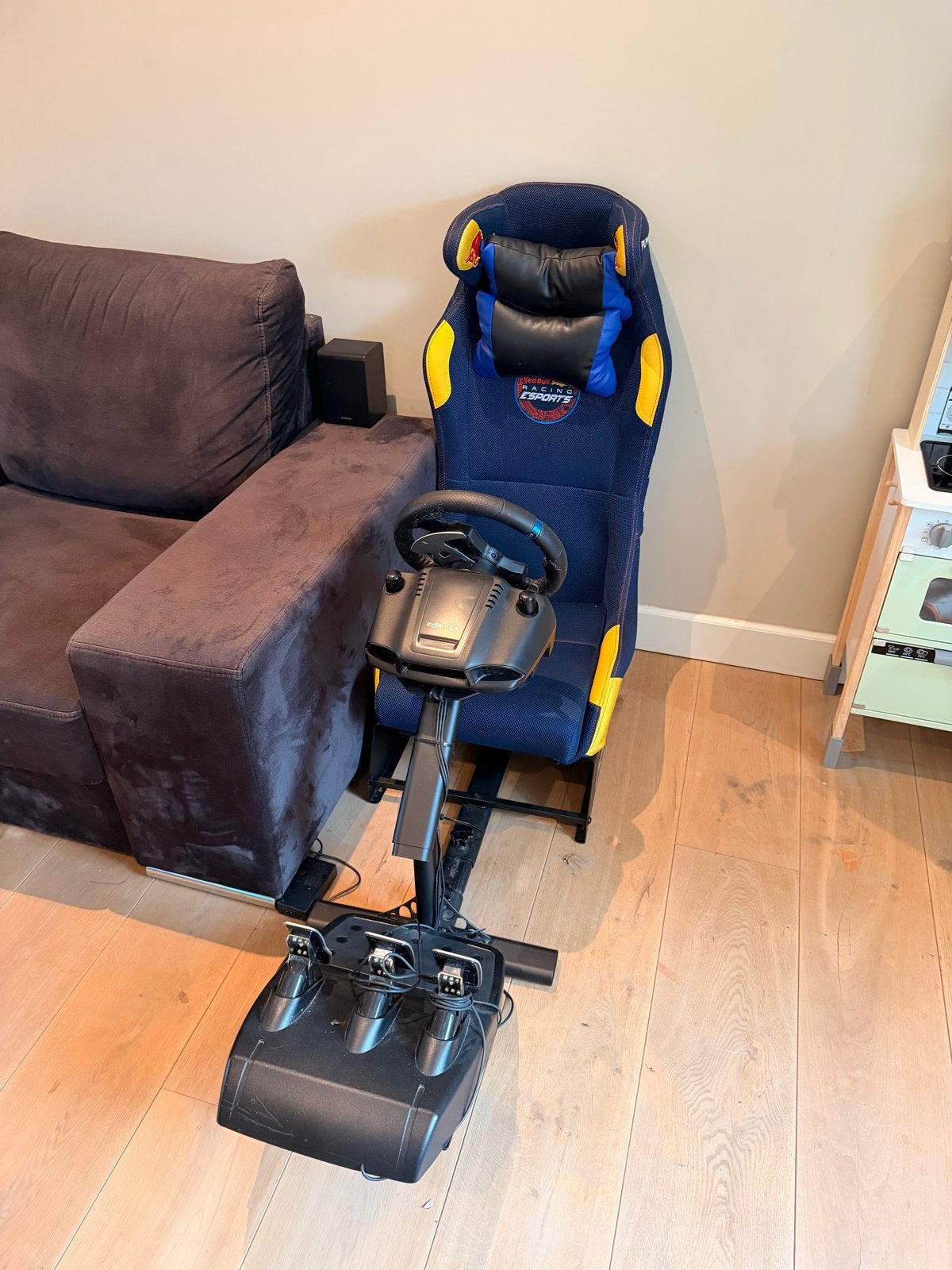 Playseat Red Bull Racing F1 met Logitech G29 racestuur, Ophalen, Overige merken, Zo goed als nieuw