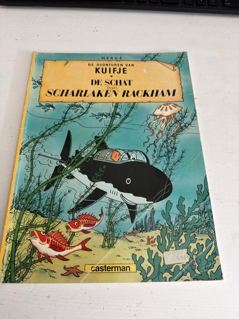 Kuifje: De Schat van Scharlaken Rackham - Casterman, Boeken, Eén stripboek, Ophalen of Verzenden, Gelezen