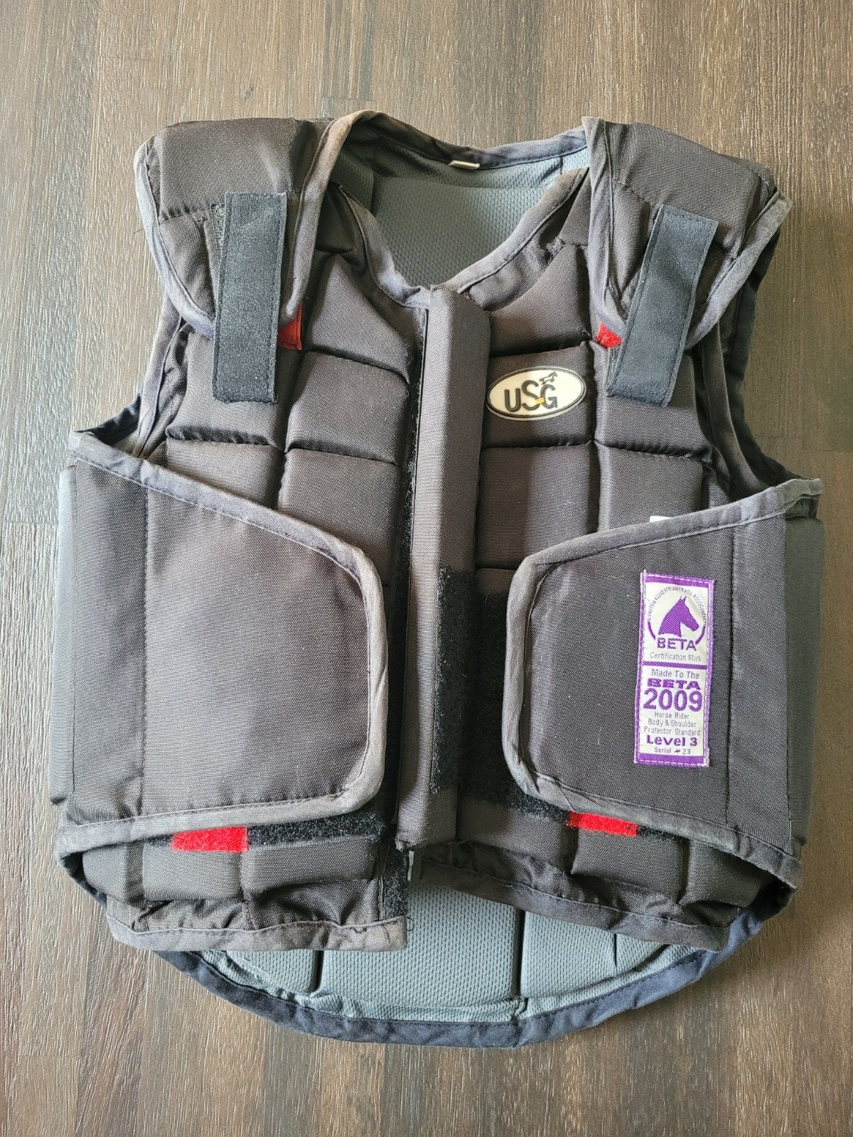 USG Bodyprotector Kind - maat Child Medium (CM), Dieren en Toebehoren, Paardrijkleding, Ophalen of Verzenden, Gebruikt, Kinderen