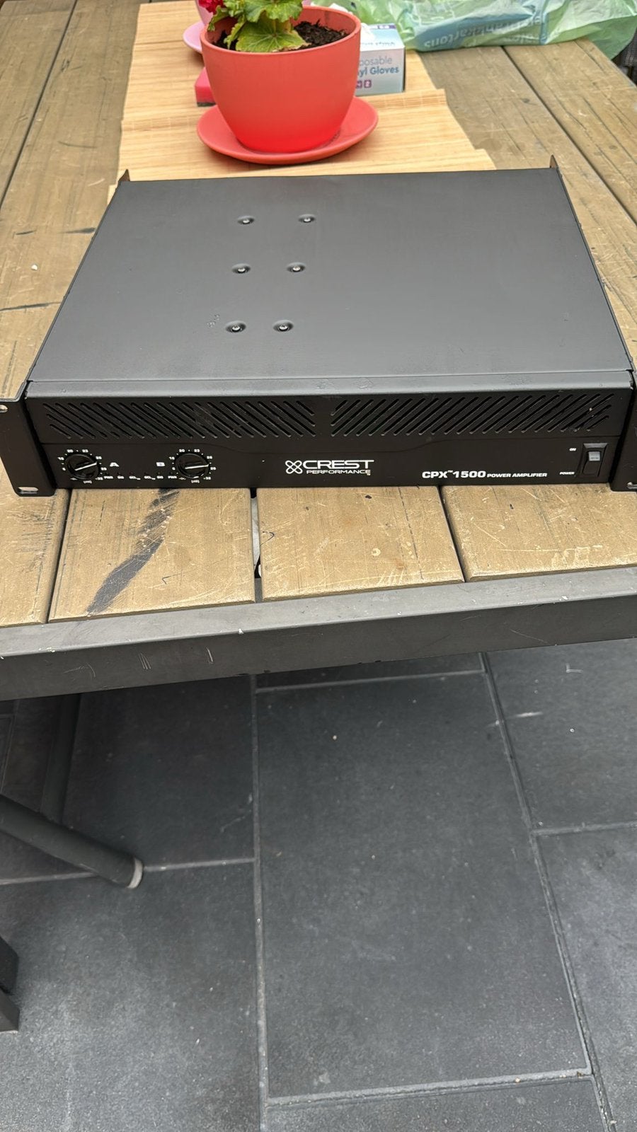 Crest CPX 1500 Amp versterker, Ophalen, Zo goed als nieuw, Minder dan 500 watt