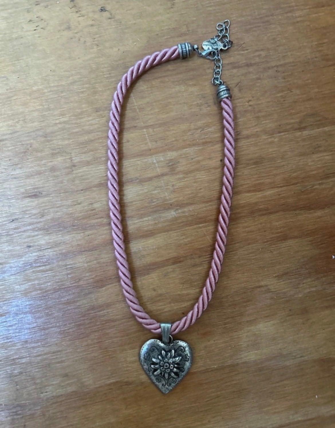 Edelweiss ketting, Overige materialen, Ophalen of Verzenden, Roze, Verstelbaar