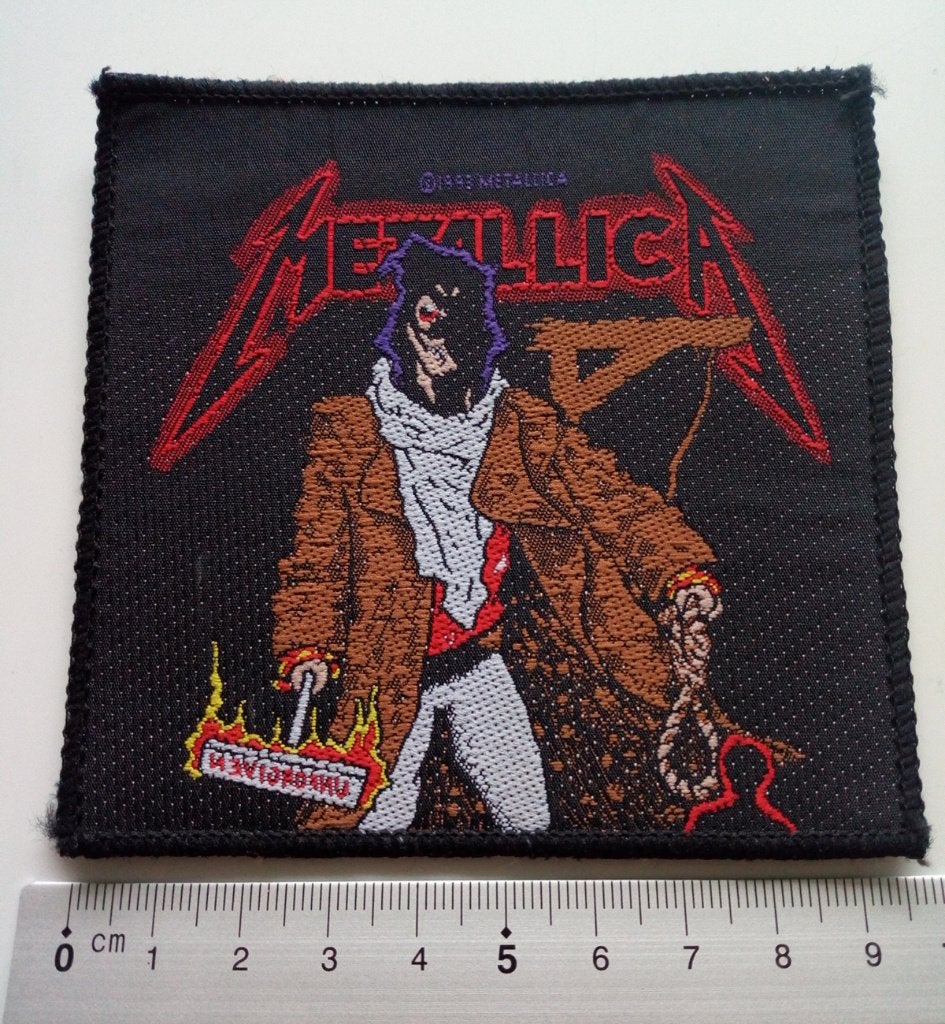 Metallica  zeer zeldzame vtg 1993 the unforgiven patch 187, Verzenden, Nieuw, Kleding