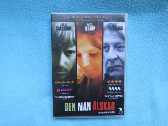 Zweedse DVD: Den man älskar met oa Rolf Lassgård, Overige genres, Import, Ophalen of Verzenden, Zo goed als nieuw