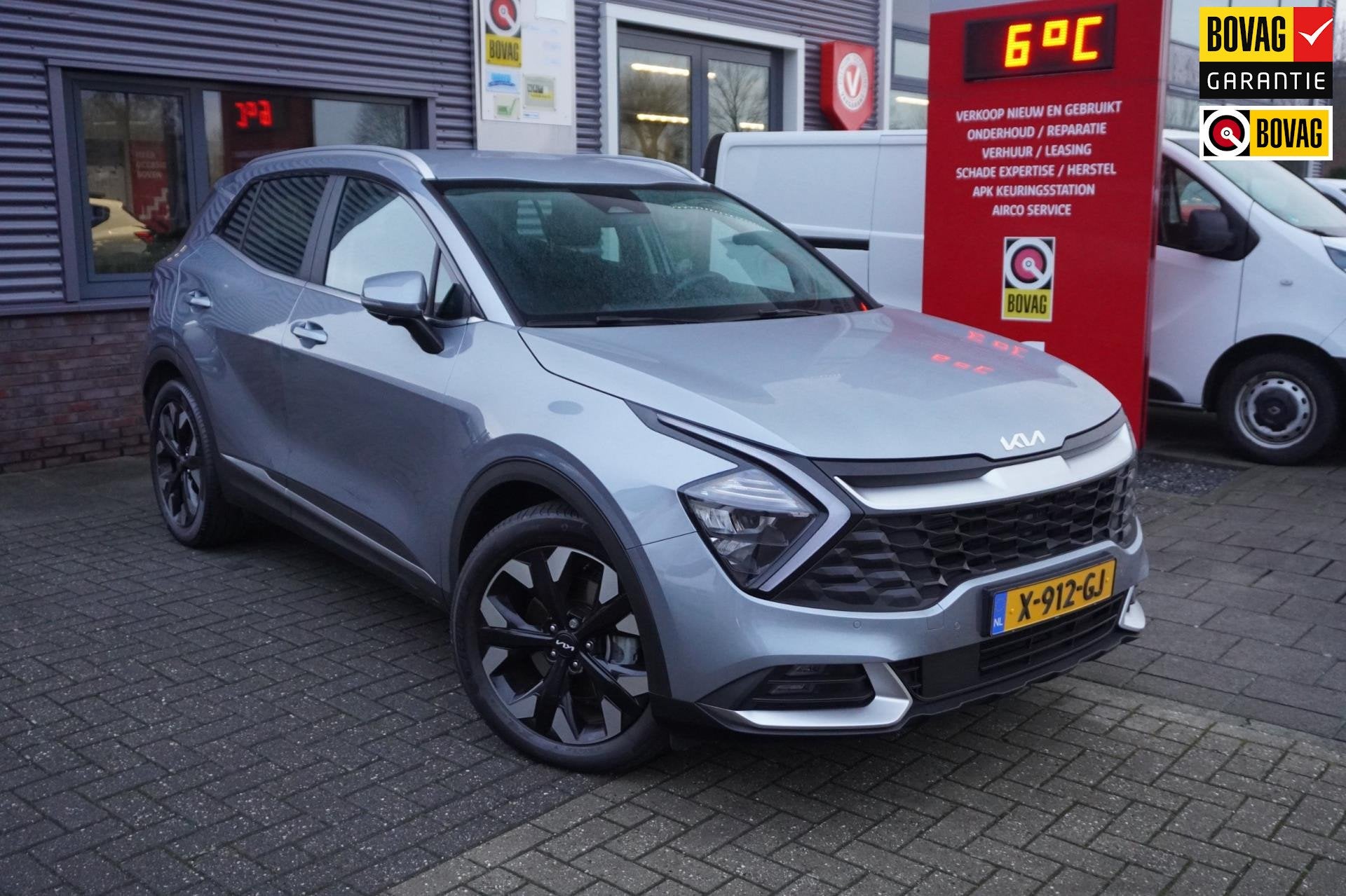 Kia Sportage 1.6 T-GDi Plug-in Hybrid AWD DynamicLine / Carp, Automaat, 1350 kg, Stof, Gebruikt