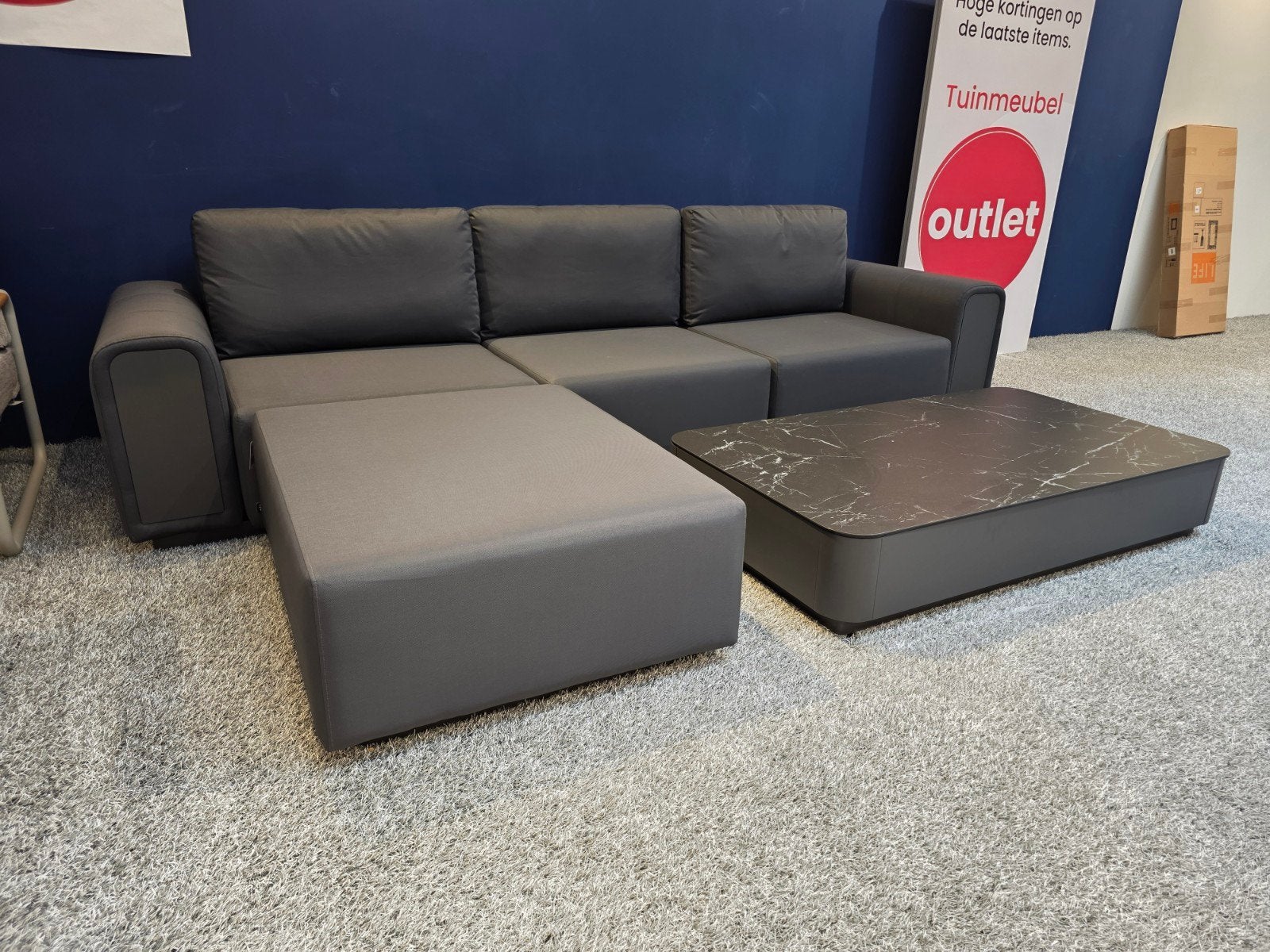 SHOWMODELLEN LIFE OUTDOOR LIVING -  LOUNGESET - TUINMEUBELEN, Ophalen, Nieuw