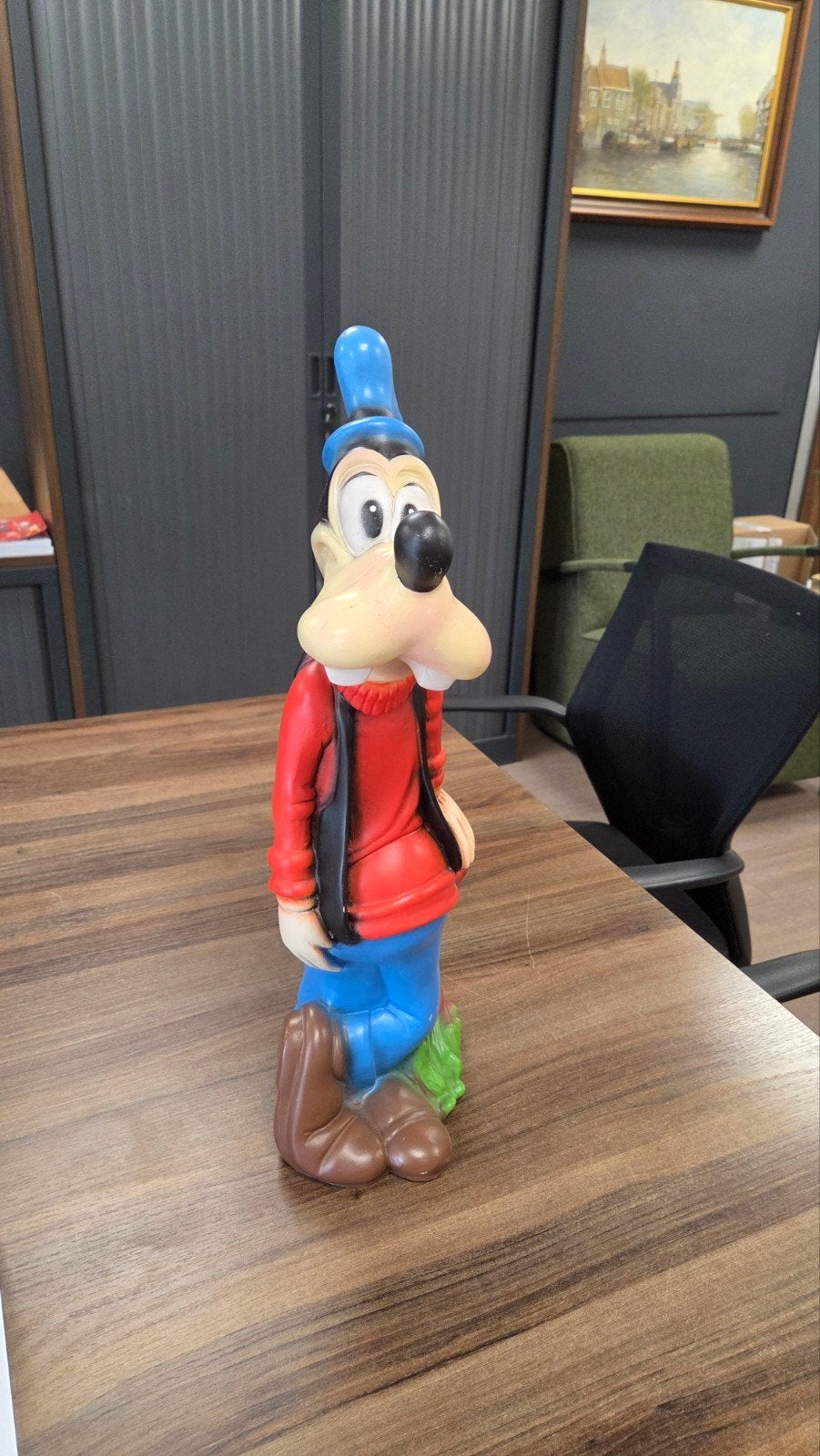 Groot Goofy Beeld - Kunststof - 50 cm hoog, Ophalen of Verzenden