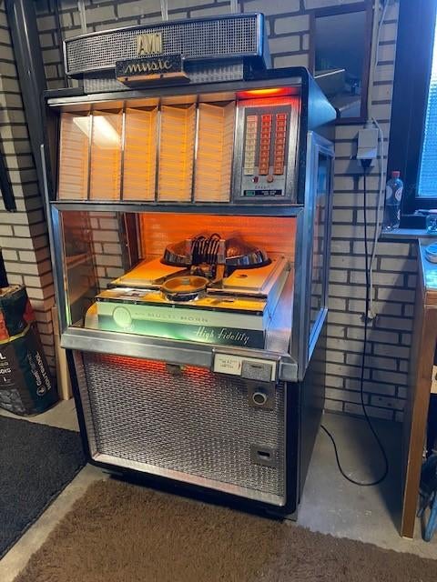 Jukebox AMI G-200 select, Verzamelen, Automaten | Jukeboxen, Gebruikt, Ami, 1950 tot 1960, Ophalen of Verzenden