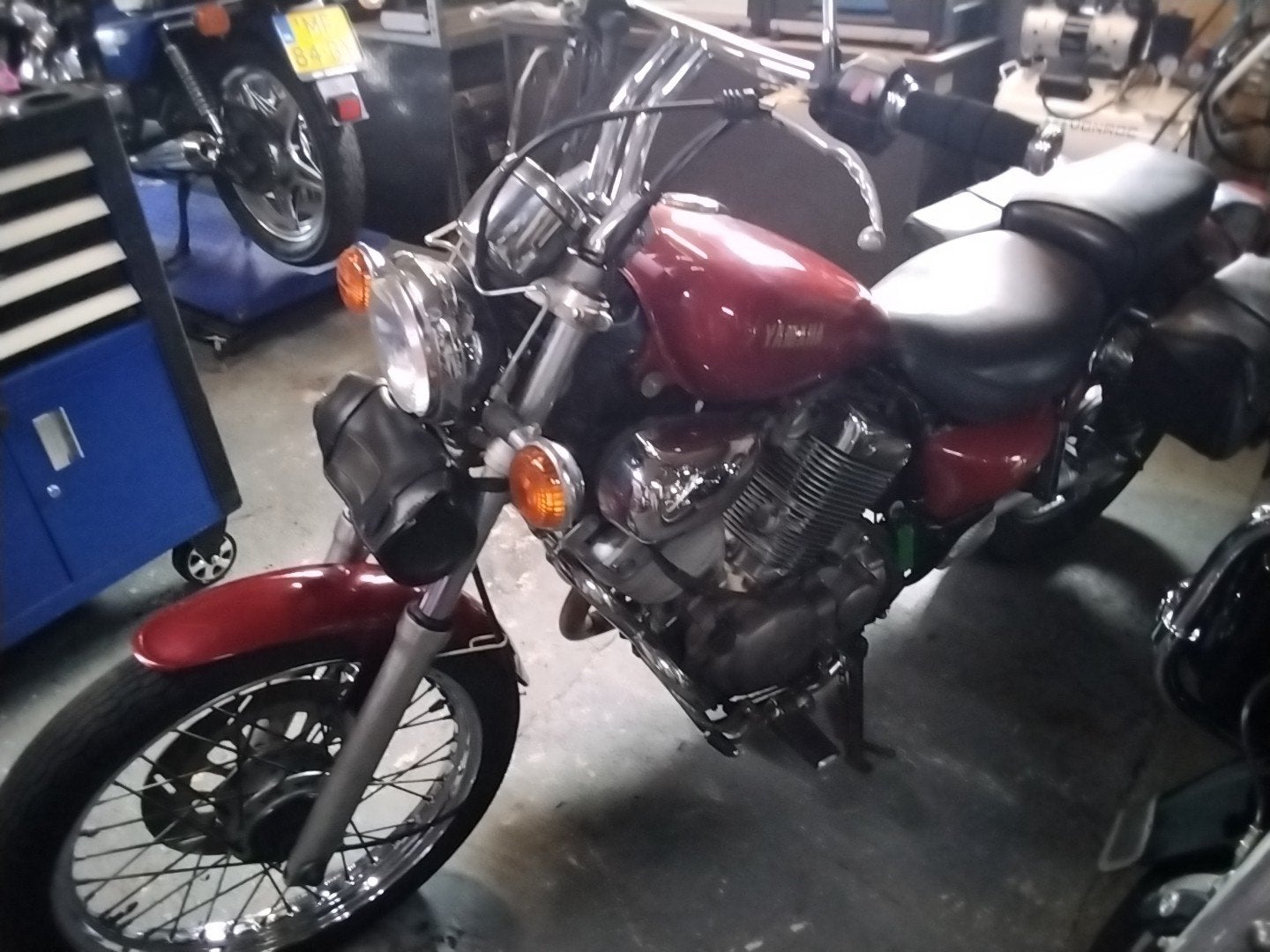Yamaha XV 535 Virago  1992. MOET SNEL WEG., Motoren, Cardan-aandrijving, 2 cilinders, 535 cc, Chopper