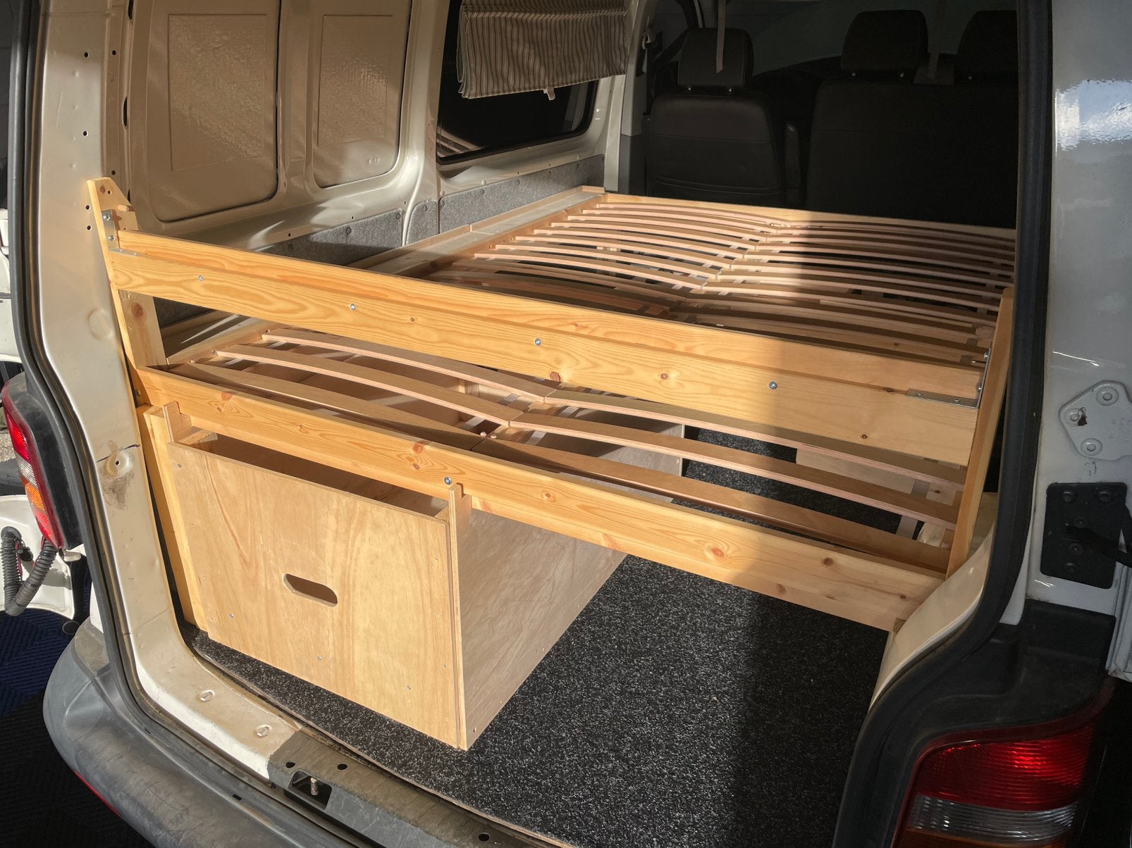 COMPLETE CAMPERINRICHTING VW TRANSPORTER BED T4 T5 T6 L1 L2, Ophalen, Nieuw
