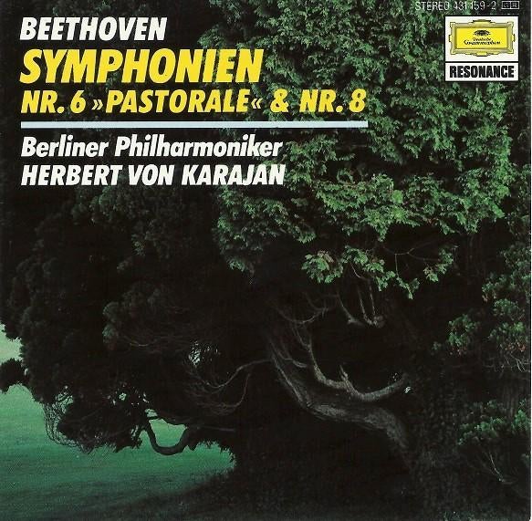 BEETHOVEN Symphonien nr. 6 & 8 CD VON KARAJAN DG RESONANCE, Ophalen of Verzenden, Classicisme, Zo goed als nieuw, Orkest of Ballet