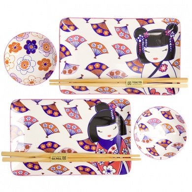 Nieuw Tokyo Design Studio Kawaii Maiko Sushi Set NU € 29,95, Overige merken, Overige typen, Ophalen of Verzenden, Mail@tokyo-design-studio.com