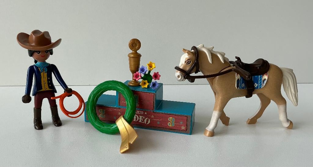 Playmobil spirit rodeo pru 70697, Ophalen of Verzenden, Gebruikt, Complete set