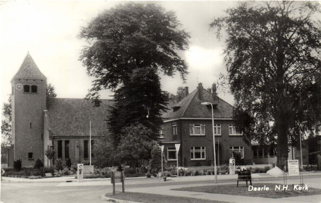 Daarle. - N.H. Kerk - gelopen, Ophalen of Verzenden, 1960 tot 1980, Gelopen, Friesland