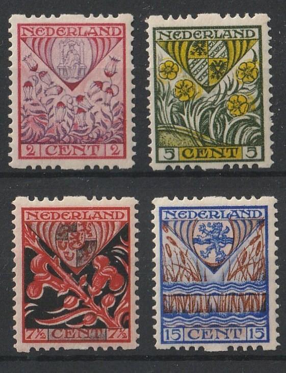 Nederland 1927 Roltanding kind Nvph R78-R81 MNH, Postzegels en Munten, Postzegels | Nederland, Ophalen of Verzenden, T/m 1940