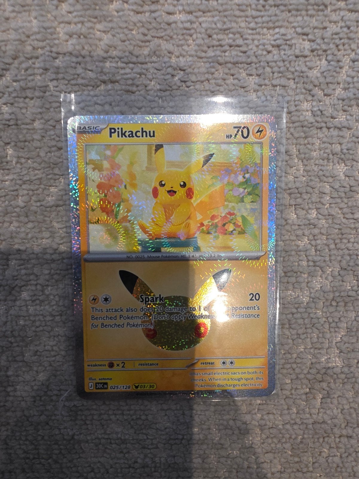Pikachu 025/128 03/30, Ophalen of Verzenden, Zo goed als nieuw