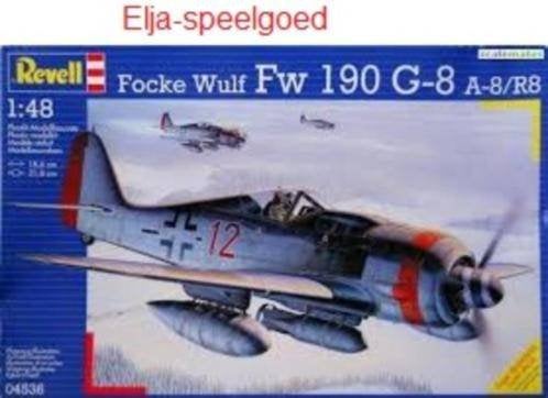 Modelbouw Revell 1:48 Focke Wulf FW 190 G8 A-8/R8 4536, Revell, Nieuw, Ophalen of Verzenden, Groter dan 1:72