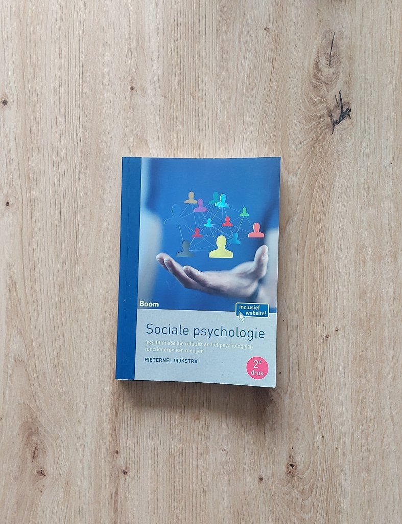 Sociale psychologie - Pieternel Dijkstra, Gelezen, Sociale psychologie, Pieternel Dijkstra, Ophalen of Verzenden