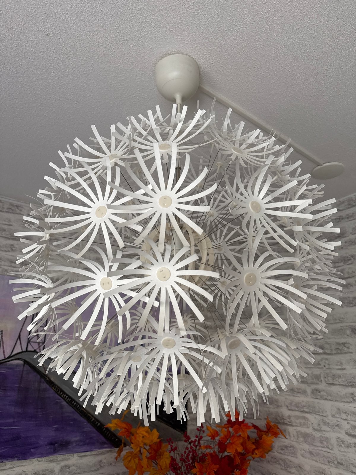 IKEA Maskros hanglamp - 60cm doorsnede, Ophalen, Gebruikt, Overige materialen