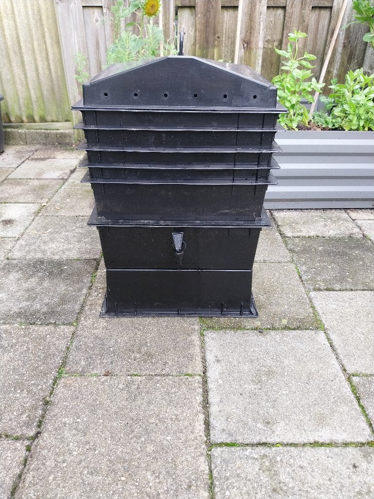 Wormenbak, wormentoren, wormenhotel, wormery, Ophalen, Compostbak