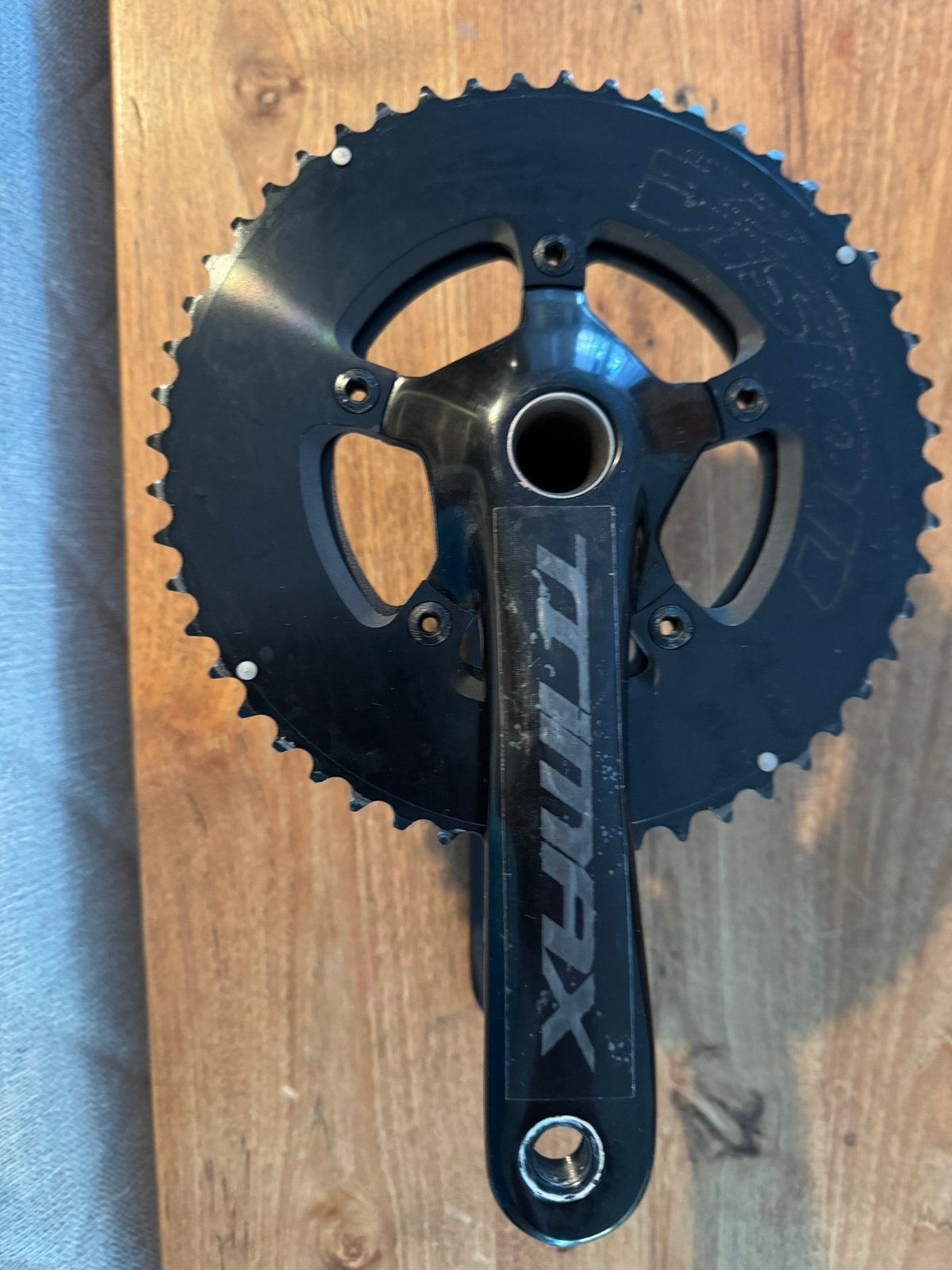 Vision trimax crankstel 52/36 crank lengte 170, Ophalen of Verzenden, Zo goed als nieuw